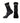 KOM Socks Reflective - Black