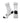 KOM Socks Reflective - White